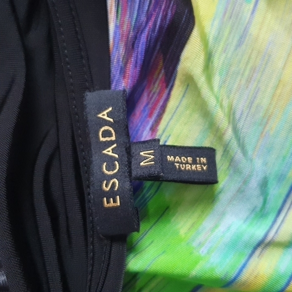 Escada Multicolor Ruched Blouse - Picture 5 of 9
